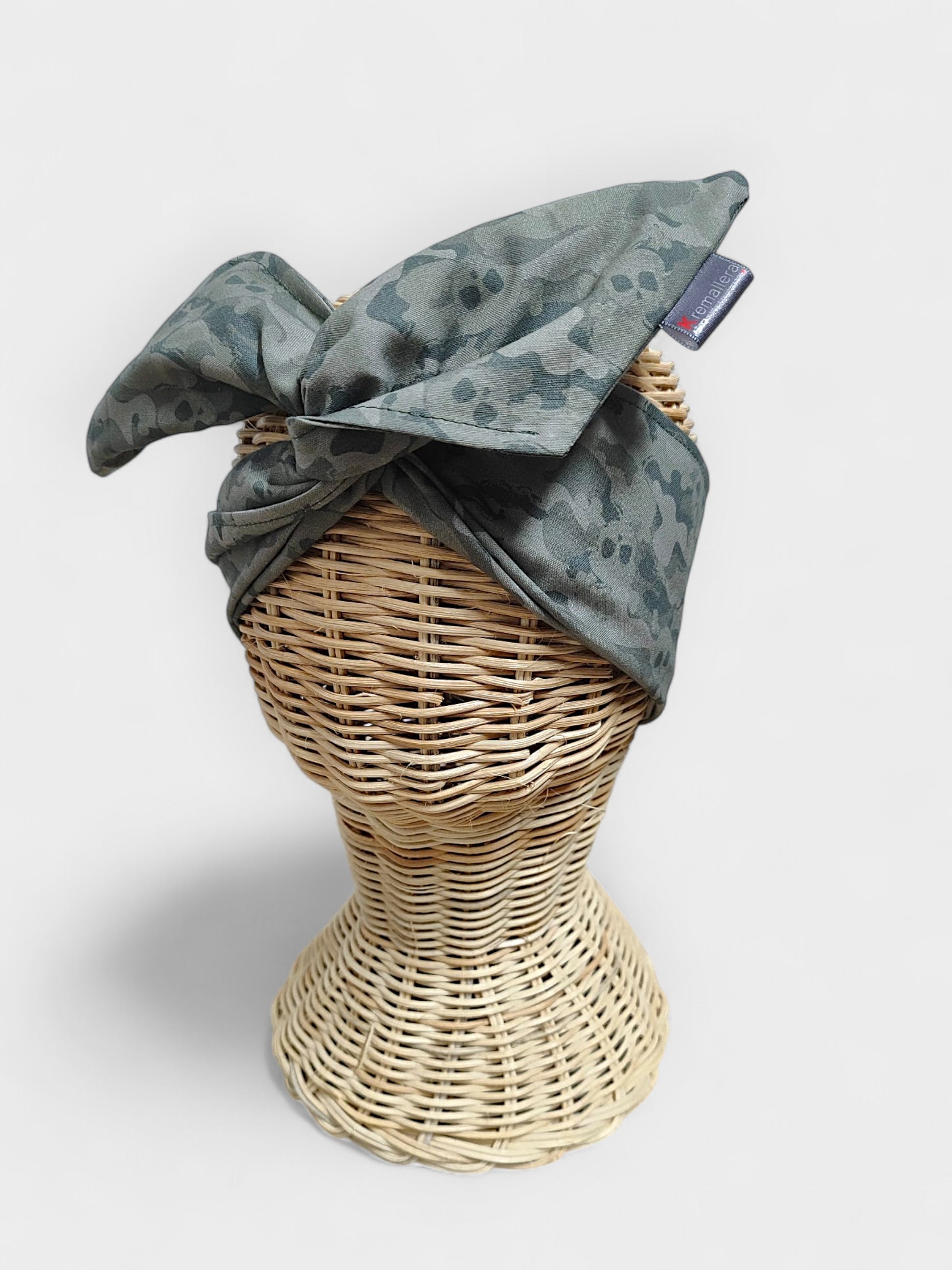 Diadema de tela Camuflaje calaveras