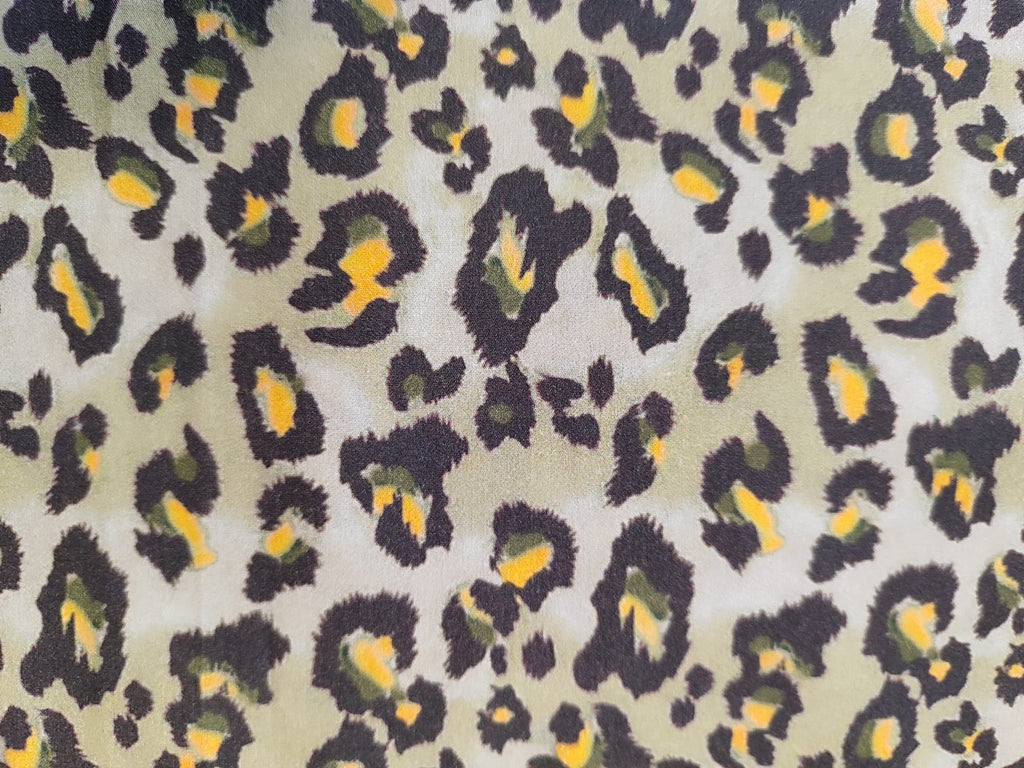 Diadema de tela Animal Print Yellow