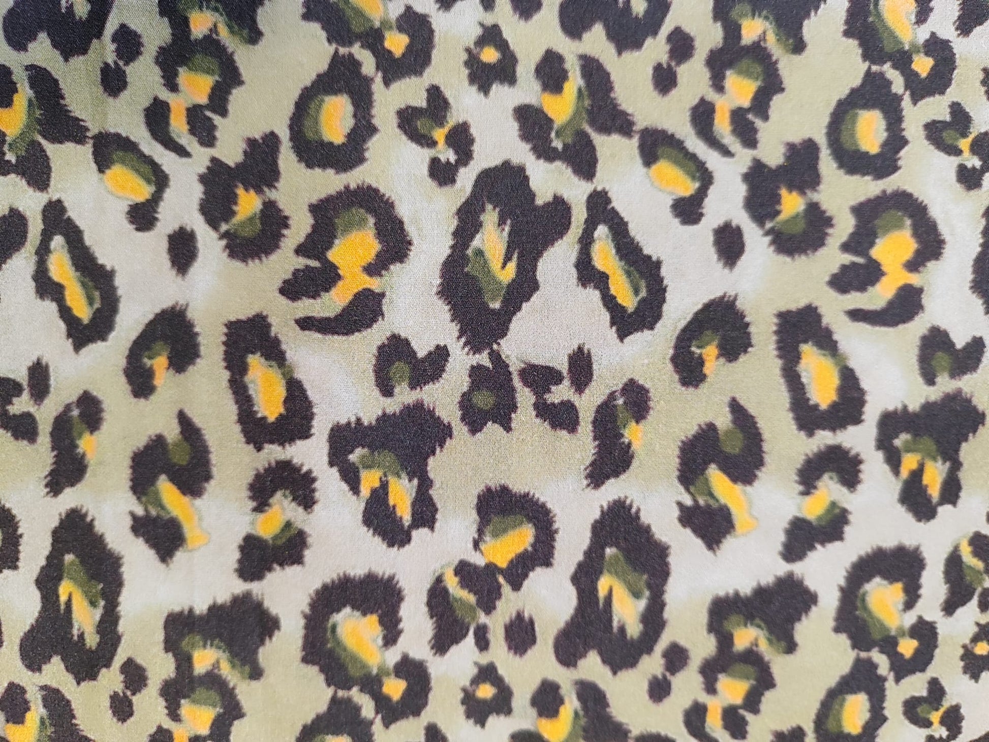 Diadema de tela Animal Print Yellow