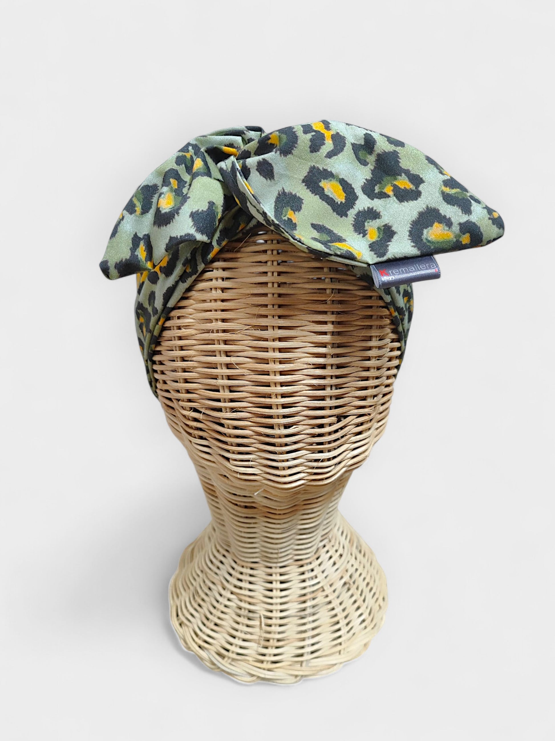 Diadema de tela Animal Print Yellow