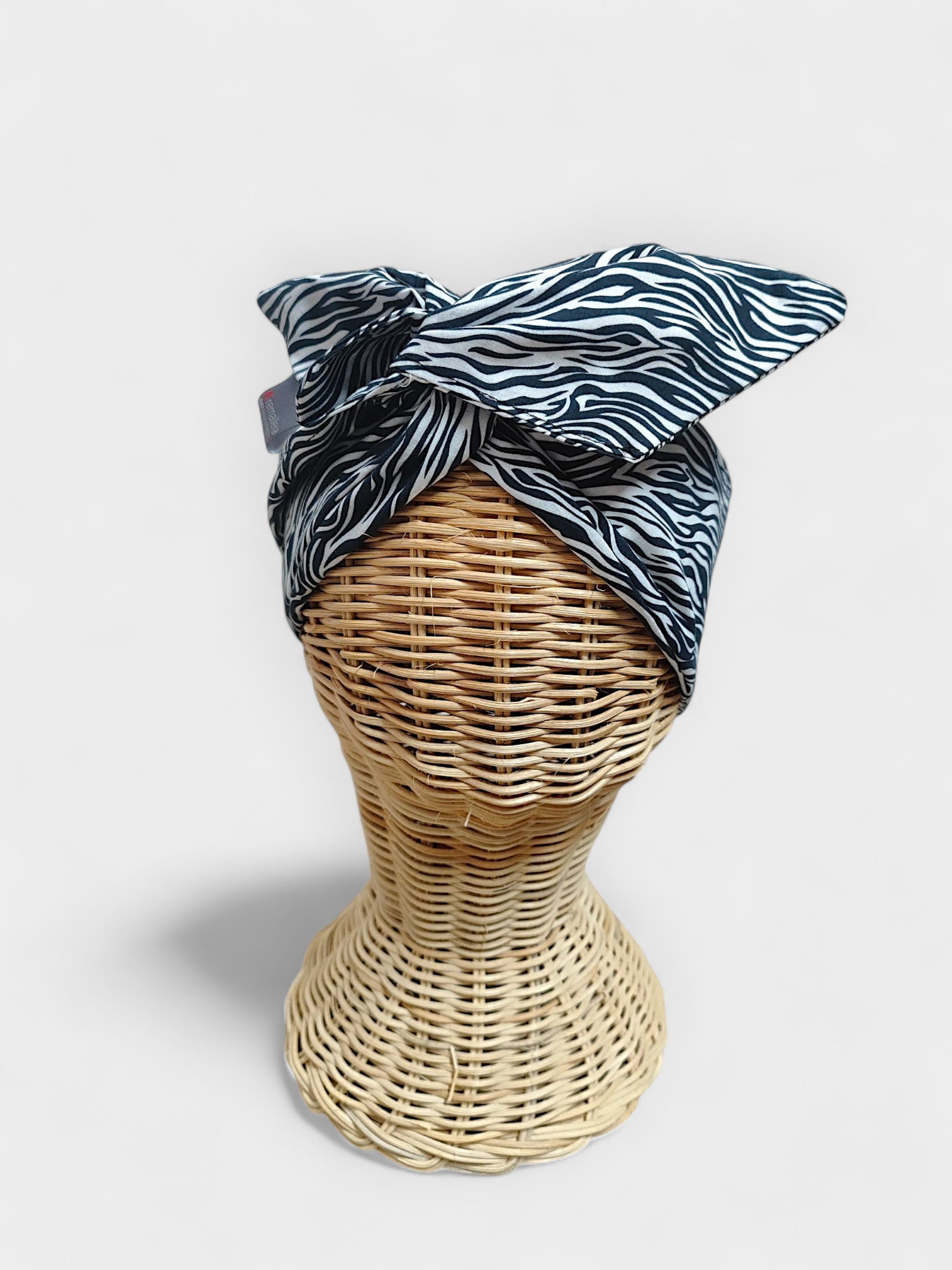 Diadema de tela Animal Print Zebra
