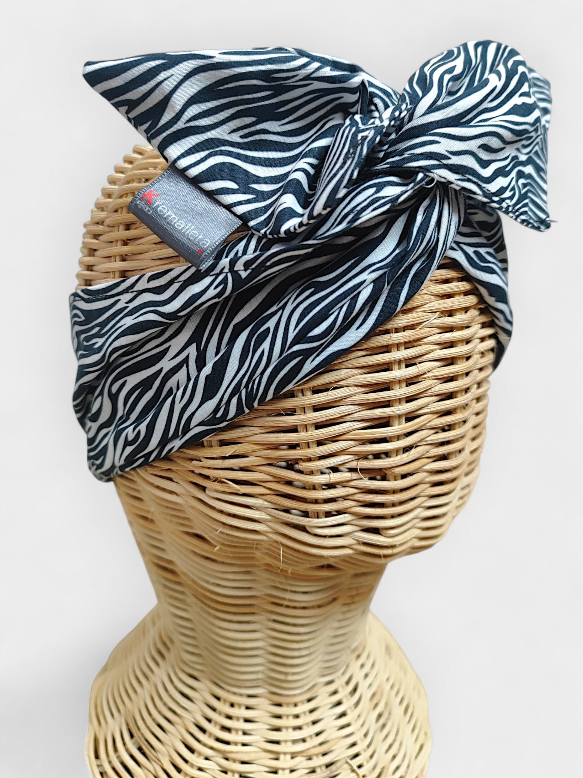 Diadema de tela Animal Print Zebra
