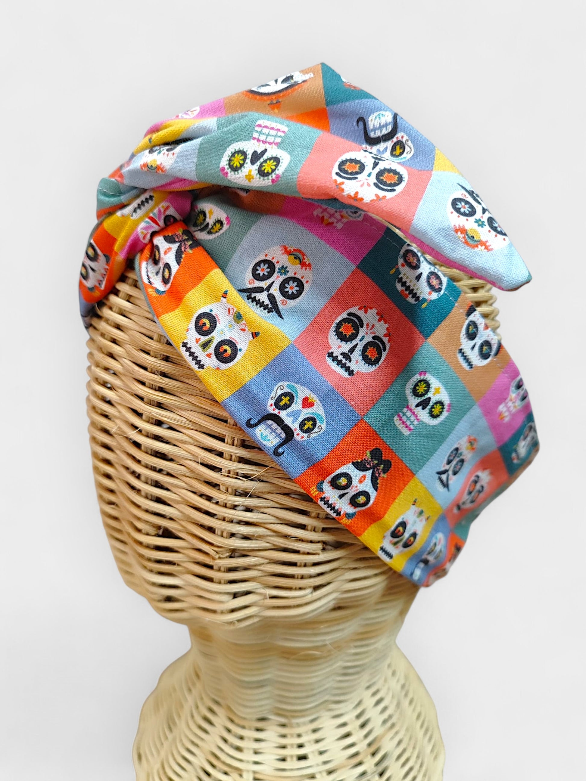 Diademas de tela Calaveras Multicolor