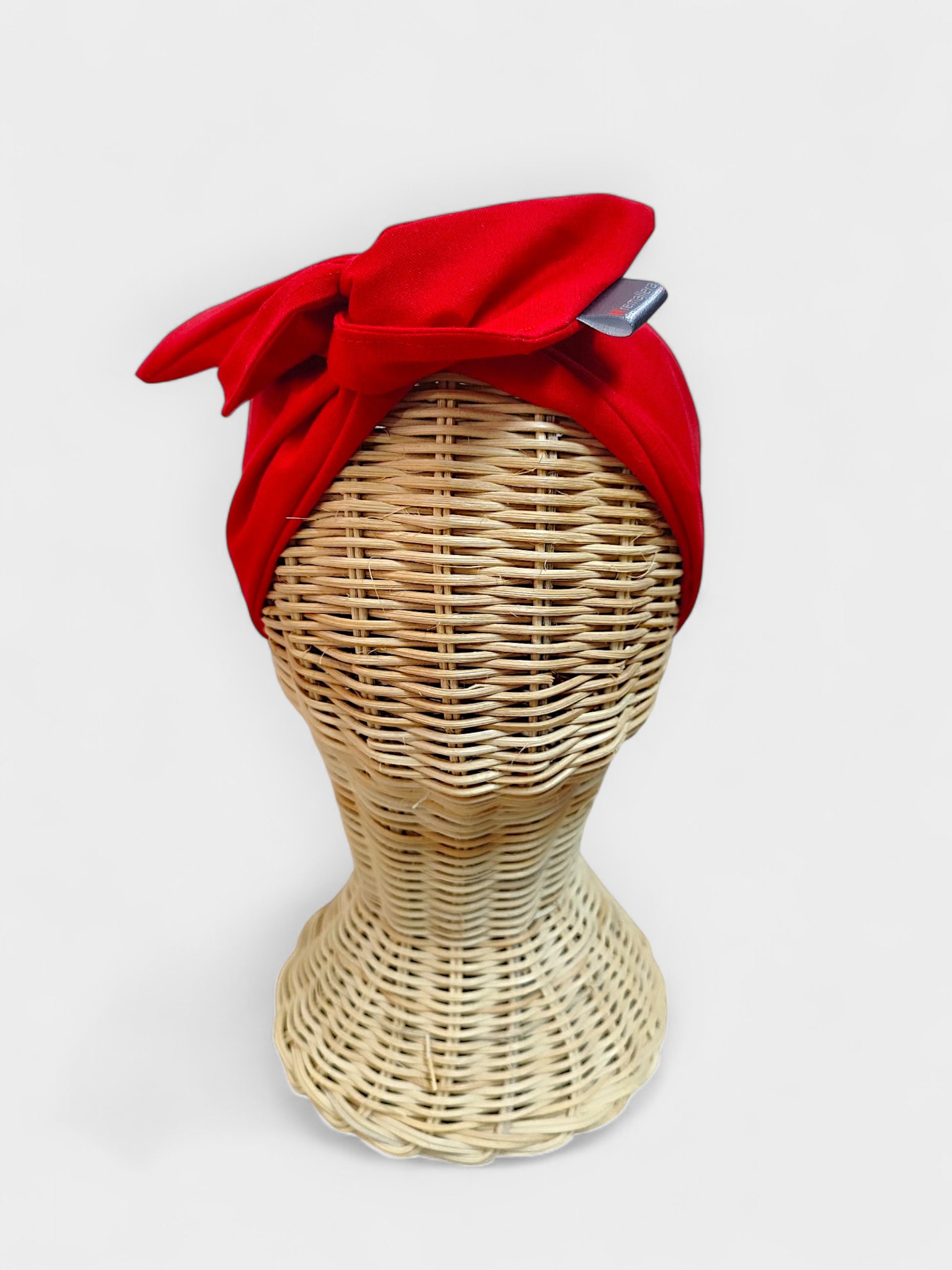 Diadema de tela Roja