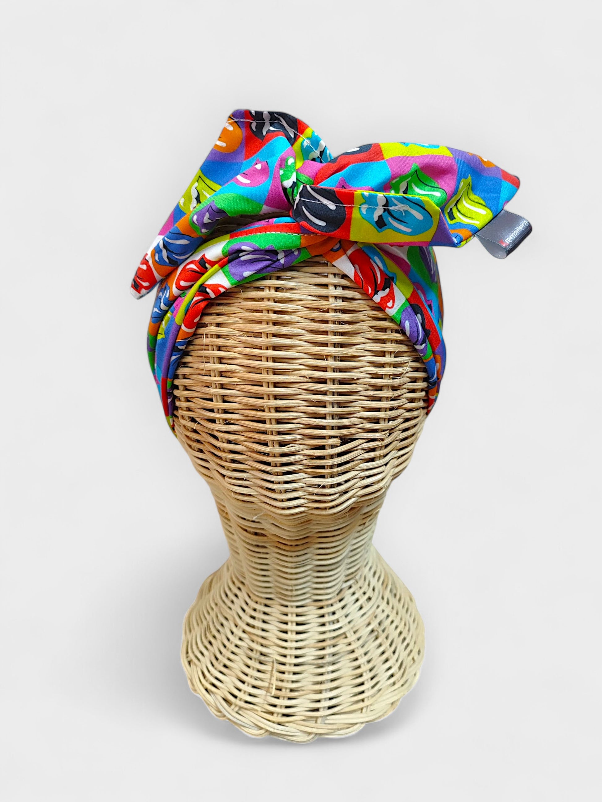 Diadema de tela Rolling Stones Multicolor