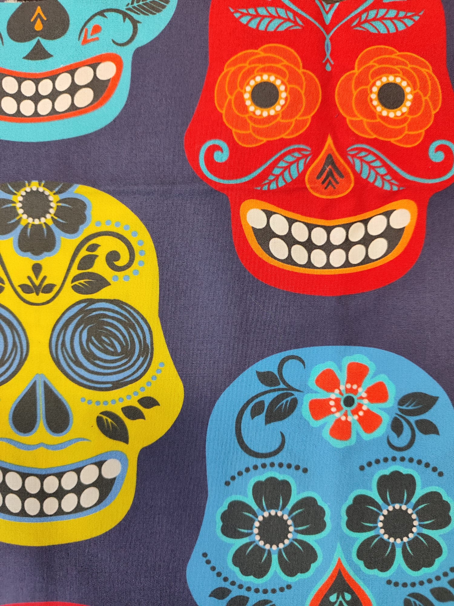 Diadema de tela Calaveras Mexico